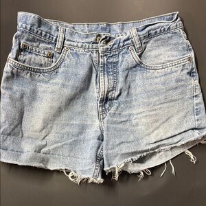 Vintage Arturo Calle Colombian Casual Light Blue Denim Jean Shorts
